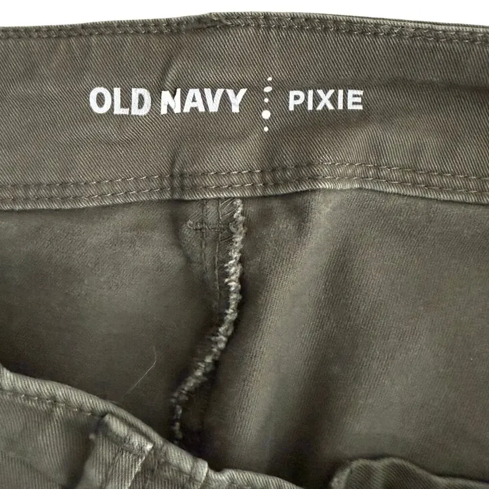 Old Navy pixie pant green size 12